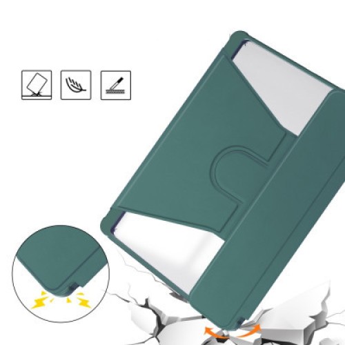 Чехол для планшета BeCover 360° Rotatable Samsung Tab S9 Plus (SM-X810/SM-X816)/S9 FE Plus (SM-X610/SM-X616) 12.4" Dark Gre (710400)