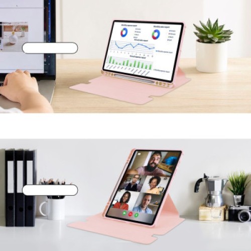 Чехол для планшета BeCover 360° Rotatable Samsung Tab S9 Plus (SM-X810/SM-X816)/S9 FE Plus (SM-X610/SM-X616) 12.4" Pink (710402)