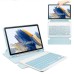 Чехол для планшета BeCover Keyboard 360° Rotatable Samsung Tab A9 Plus SM-X210/SM-X215/SM-X216 11.0" Light Blue (710332)