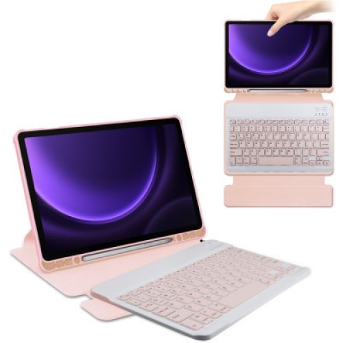 Чехол для планшета BeCover Keyboard 360° Rotatable Samsung Tab S9 (SM-X710/SM-X716)/S9 FE (SM-X510/SM-X516B) 11.0" Pink (710430)