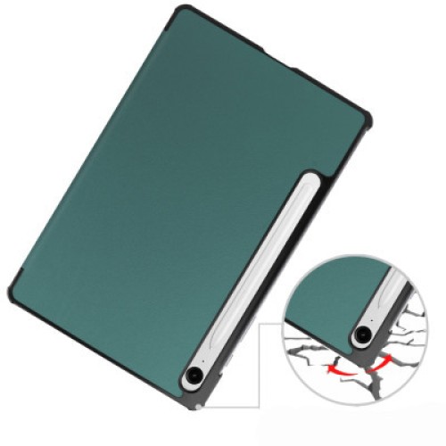 Чехол для планшета BeCover Smart Case Samsung Tab S9 (SM-X710/SM-X716)/S9 FE (SM-X510/SM-X516B) 11.0" Dark Green (710410)