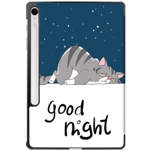 Чехол для планшета BeCover Smart Case Samsung Tab S9 (SM-X710/SM-X716)/S9 FE (SM-X510/SM-X516B) 11.0" Good Night (710418)