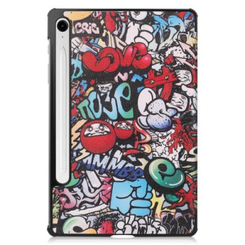 Чехол для планшета BeCover Smart Case Samsung Tab S9 (SM-X710/SM-X716)/S9 FE (SM-X510/SM-X516B) 11.0" Graffiti (710417)