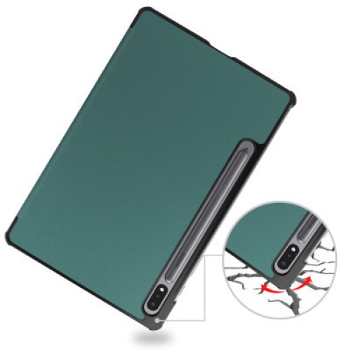 Чехол для планшета BeCover Smart Case Samsung Tab S9 Plus (SM-X810/SM-X816)/S9 FE Plus (SM-X610/SM-X616) 12.4" Dark Green (710323)