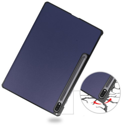 Чехол для планшета BeCover Smart Case Samsung Tab S9 Plus (SM-X810/SM-X816)/S9 FE Plus (SM-X610/SM-X616) 12.4" Deep Blue (710322)