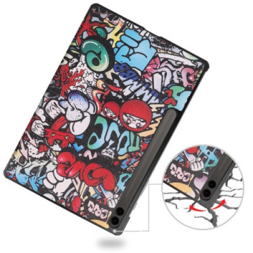 Чехол для планшета BeCover Smart Case Samsung Tab S9 Plus (SM-X810/SM-X816)/S9 FE Plus (SM-X610/SM-X616) 12.4" Graffiti (710377)