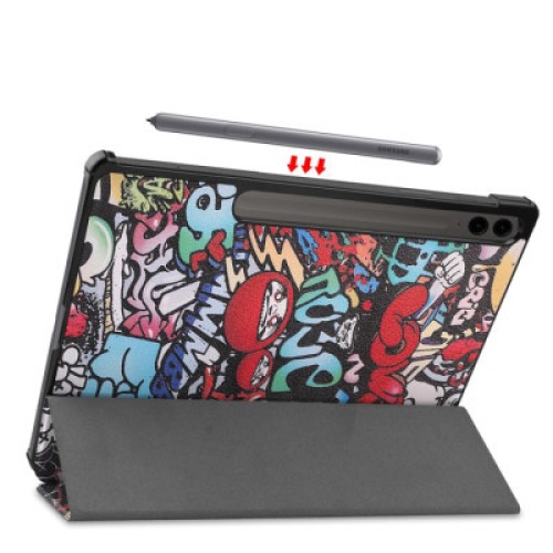Чехол для планшета BeCover Smart Case Samsung Tab S9 Plus (SM-X810/SM-X816)/S9 FE Plus (SM-X610/SM-X616) 12.4" Graffiti (710377)