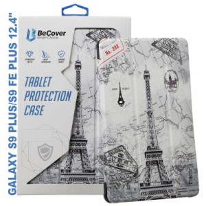 Чехол для планшета BeCover Smart Case Samsung Tab S9 Plus (SM-X810/SM-X816)/S9 FE Plus (SM-X610/SM-X616) 12.4" Paris (710380)
