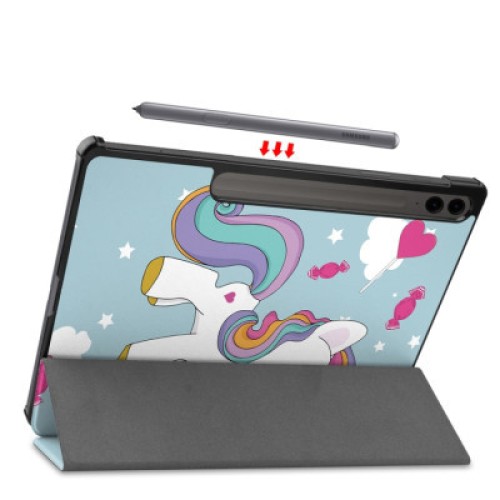 Чехол для планшета BeCover Smart Case Samsung Tab S9 Plus (SM-X810/SM-X816)/S9 FE Plus (SM-X610/SM-X616) 12.4" Unicorn (710385)