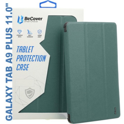 Чехол для планшета BeCover Soft Edge stylus holder Samsung Tab A9 Plus SM-X210/SM-X215/SM-X216 11.0" Dark Green (710368) Чехол для планшета BeCover Soft Edge stylus holder Samsung Tab A9 Plus SM-X210/SM-X215/SM-X216 11.0" Dark Green (710368)