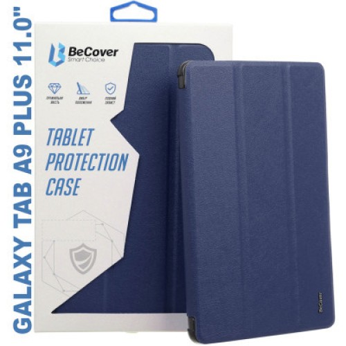 Чехол для планшета BeCover Soft Edge stylus holder Samsung Tab A9 Plus SM-X210/SM-X215/SM-X216 11.0" Deep Blue (710367) Чехол для планшета BeCover Soft Edge stylus holder Samsung Tab A9 Plus SM-X210/SM-X215/SM-X216 11.0" Deep Blue (710367)