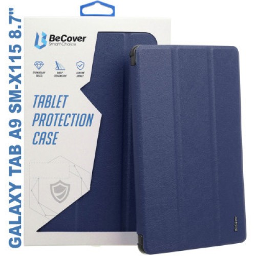 Чехол для планшета BeCover Soft Edge stylus holder Samsung Tab A9 SM-X115 8.7" Deep Blue (710356) Чехол для планшета BeCover Soft Edge stylus holder Samsung Tab A9 SM-X115 8.7" Deep Blue (710356)