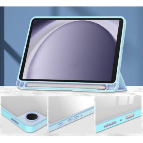 Чехол для планшета BeCover Soft Edge stylus holder Samsung Tab A9 SM-X115 8.7" Light Blue (710358)