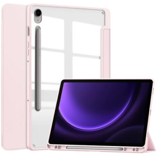 Чехол для планшета BeCover Soft Edge stylus holder Samsung Tab S9 (SM-X710/SM-X716)/S9 FE (SM-X510/SM-X516B) 11.0" Pink (710442)