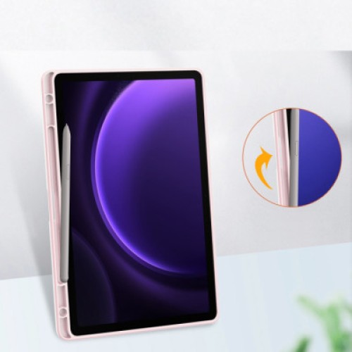 Чехол для планшета BeCover Soft Edge stylus holder Samsung Tab S9 (SM-X710/SM-X716)/S9 FE (SM-X510/SM-X516B) 11.0" Pink (710442)