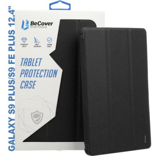 Чехол для планшета BeCover Soft Edge stylus holder Samsung Tab S9 Plus (SM-X810/SM-X816)/S9 FE Plus (SM-X610/SM-X616) 12.4" (710404)