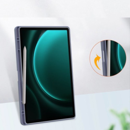Чехол для планшета BeCover Soft Edge stylus holder Samsung Tab S9 Plus (SM-X810/SM-X816)/S9 FE Plus (SM-X610/SM-X616) 12.4" (710409)