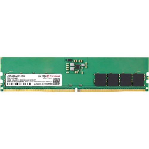 Модуль памяти для компьютера DDR5 16GB 5600 MHz JetRam Transcend (JM5600ALE-16G)