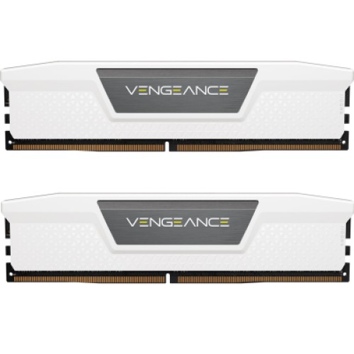 Модуль памяти для компьютера DDR5 64GB (2x32GB) 5200 MHz Vengeance White Corsair (CMK64GX5M2B5200C40W) Модуль памяти для компьютера DDR5 64GB (2x32GB) 5200 MHz Vengeance White Corsair (CMK64GX5M2B5200C40W)