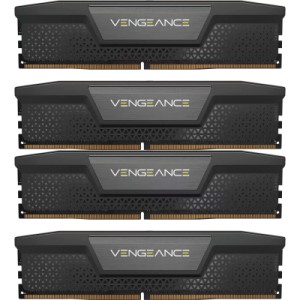 Модуль памяти для компьютера DDR5 96GB (4x24GB) 5600 MHz Vengeance Black Corsair (CMK96GX5M4B5600C40)