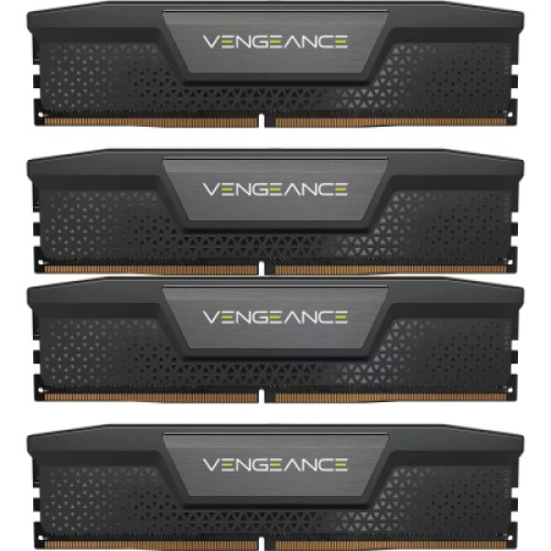 Модуль памяти для компьютера DDR5 96GB (4x24GB) 5600 MHz Vengeance Black Corsair (CMK96GX5M4B5600C40)