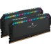 Модуль памяти для компьютера DDR5 32GB (2x16GB) 6000 MHz Dominator Platinum RGB Black Corsair (CMT32GX5M2X6000C36)