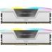Модуль памяти для компьютера DDR5 32GB (2x16GB) 6400 MHz Vengeance RGB White Corsair (CMH32GX5M2B6400C36W)
