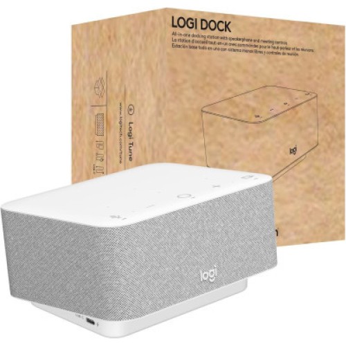 Порт-репликатор Logitech Logi Dock - WHITE - USB - EMEA - UC (L986-000030)