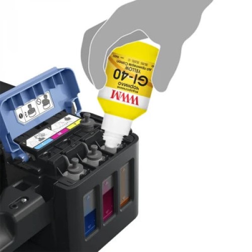 Чернила WWM Canon GI-40 для G5040/G6040 190г Yellow (KeyLock) (G40Y)