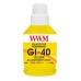 Чернила WWM Canon GI-40 для G5040/G6040 190г Yellow (KeyLock) (G40Y)