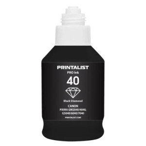 Чернила Printalist Canon GI-40 для G5040/G6040 190г Black Pigm. (PL40BP)