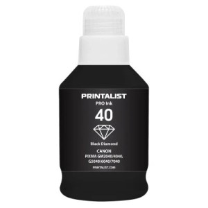 Чернила Printalist Canon GI-40 для G5040/G6040 190г Black Pigm. (PL40BP)