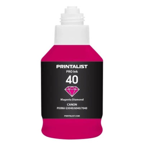 Чернила Printalist Canon GI-40 для G5040/G6040 190г Magenta (PL40M)