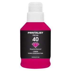 Чернила Printalist Canon GI-40 для G5040/G6040 190г Magenta (PL40M)