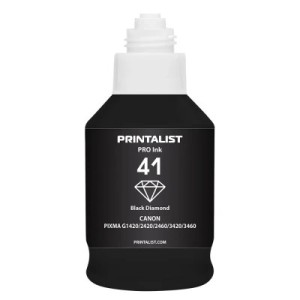 Чернила Printalist Canon GI-41 для Pixma G2420/3420 190г Black Pigm. (PL41BP)