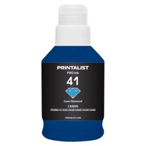 Чернила Printalist Canon GI-41 для Pixma G2420/3420 190г Cyan (PL41C)