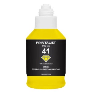 Чернила Printalist Canon GI-41 для Pixma G2420/3420 190г Yellow (PL41Y)