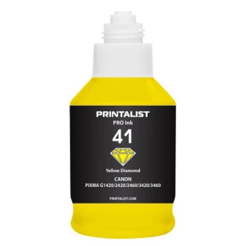 Чернила Printalist Canon GI-41 для Pixma G2420/3420 190г Yellow (PL41Y)