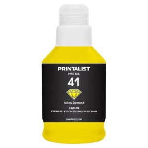 Чернила Printalist Canon GI-41 для Pixma G2420/3420 190г Yellow (PL41Y)