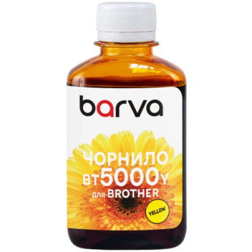 Чернила Barva Brother BT5000 180 мл Y (BBT5000Y-756)