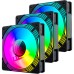 Кулер для корпуса Gamemax KF300 BK