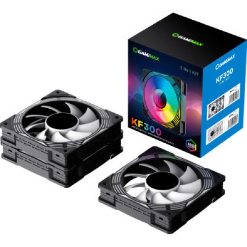 Кулер для корпуса Gamemax KF300 BK