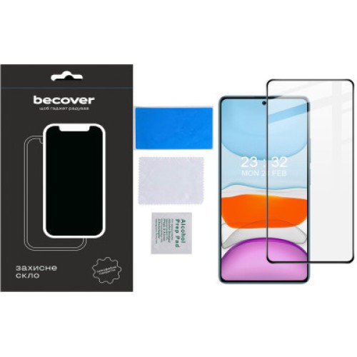 Стекло защитное BeCover Xiaomi Redmi Note 13 Black (710363)