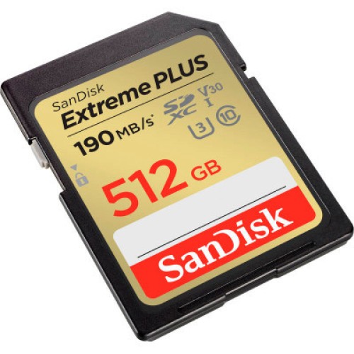 Карта памяти SanDisk 512GB SDXC class 10 UHS-I Extreme Plus (SDSDXWV-512G-GNCIN)