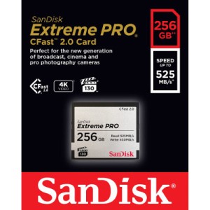 Карта памяти SanDisk 256GB CFast 2.0 Extreme Pro (SDCFSP-256G-G46D)