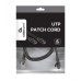 Патч-корд 1.5м UTP cat 6 CCA black Cablexpert (PP6U-1.5M/BK)