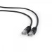 Патч-корд 10м UTP cat 5e CCA black Cablexpert (PP12-10M/BK)