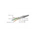 Патч-корд 10м UTP cat 5e CCA black Cablexpert (PP12-10M/BK)