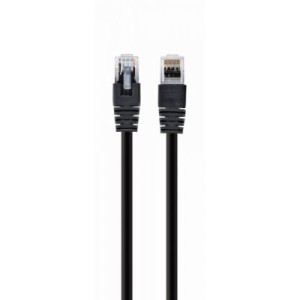 Патч-корд 10м UTP cat 5e CCA black Cablexpert (PP12-10M/BK)