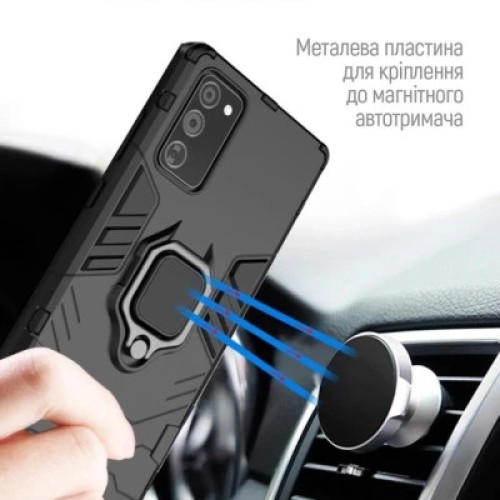 Чехол для мобильного телефона ColorWay AntiShock Magnet Ring Xiaomi Redmi 13C Blue (CW-CAMRXR13C-DB)